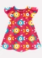 Kyly - Vestido Infantil Menina Peixes Verde - variação: Rosa