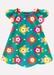 Kyly - Vestido Infantil Menina Peixes Verde - variação: Verde