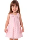Colorittá - Vestido Infantil Menina Prega Rosa - variação: Rosa