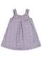 Colorittá - Vestido Infantil Menina Prega Rosa - variação: Roxo
