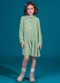 Colorittá - Vestido Infantil Menina Quadriculado Rosa - variação: Verde