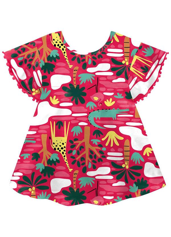 Nanai - Vestido Infantil Menina Rosa