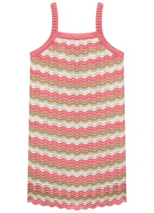 Milon - Vestido Infantil Menina Rosa - MILON