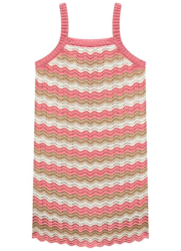 Milon - Vestido Infantil Menina Rosa