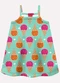 Kyly - Vestido Infantil Menina Sorvetes Azul - variação: Verde