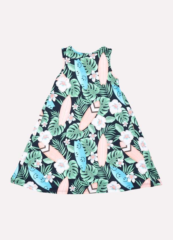 Kyly - Vestido Infantil Menina Surf Azul 3