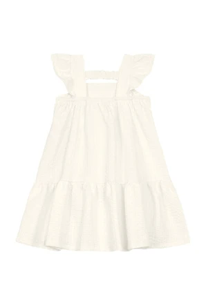 Mundi - Vestido Infantil Menina Texturizado Natural - MUNDI