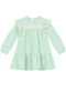 Brandili Mundi - Vestido Infantil Menina Texturizado Verde - variação: Verde