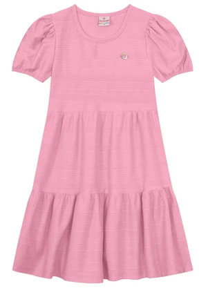 Brandili - Vestido Infantil Menina Três Marias Rosa - BRANDILI