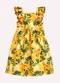 Nanai - Vestido Infantil Menina Tropical Amarelo - variação: Amarelo