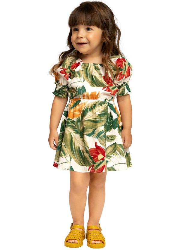 Nanai - Vestido Infantil Menina Verde