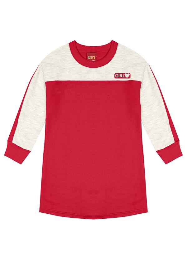 Kyly - Vestido Infantil Menina Vermelho
