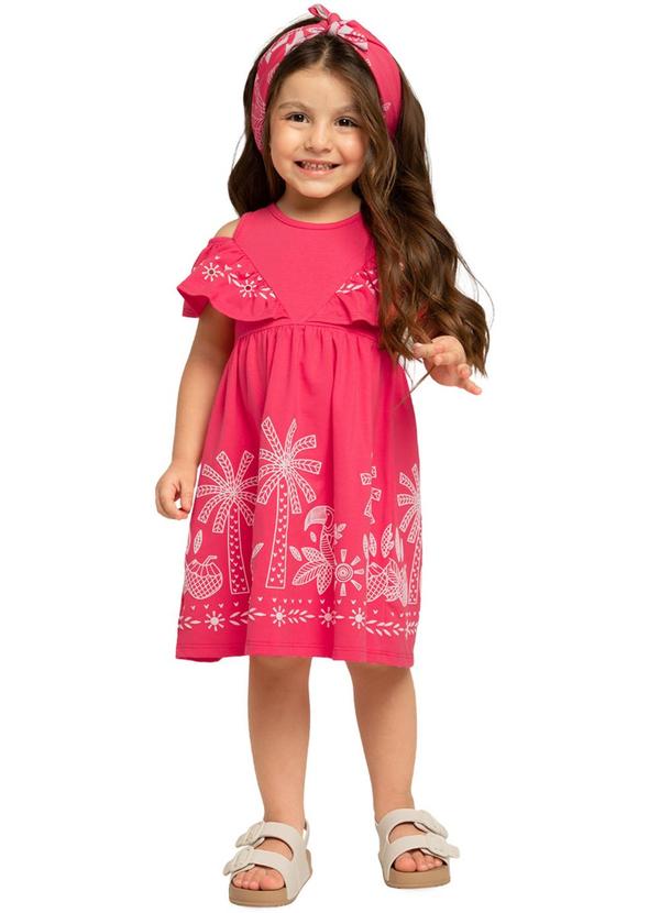 Nanai - Vestido Infantil Menina Vermelho