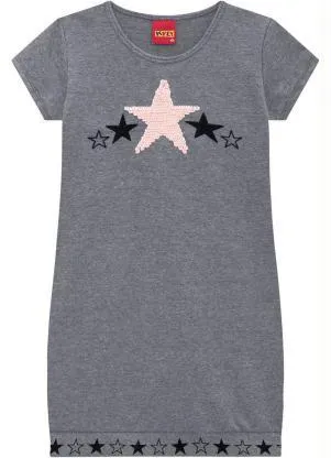 Kyly - Vestido Infantil Mescla - KYLY