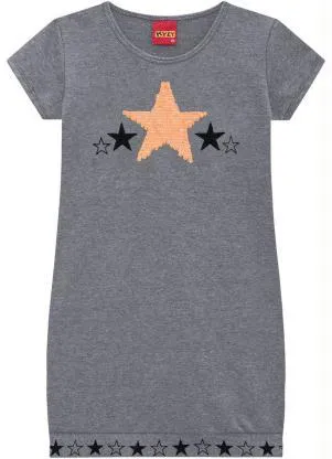 Kyly - Vestido Infantil Mescla - KYLY