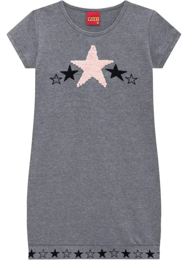 Kyly - Vestido Infantil Mescla