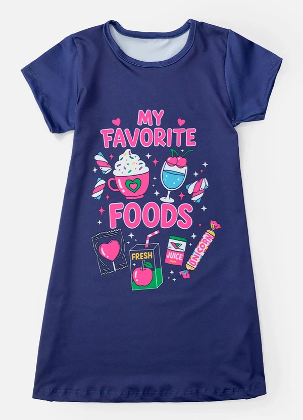 Laluna - Vestido Infantil My Favorite Marinho 2