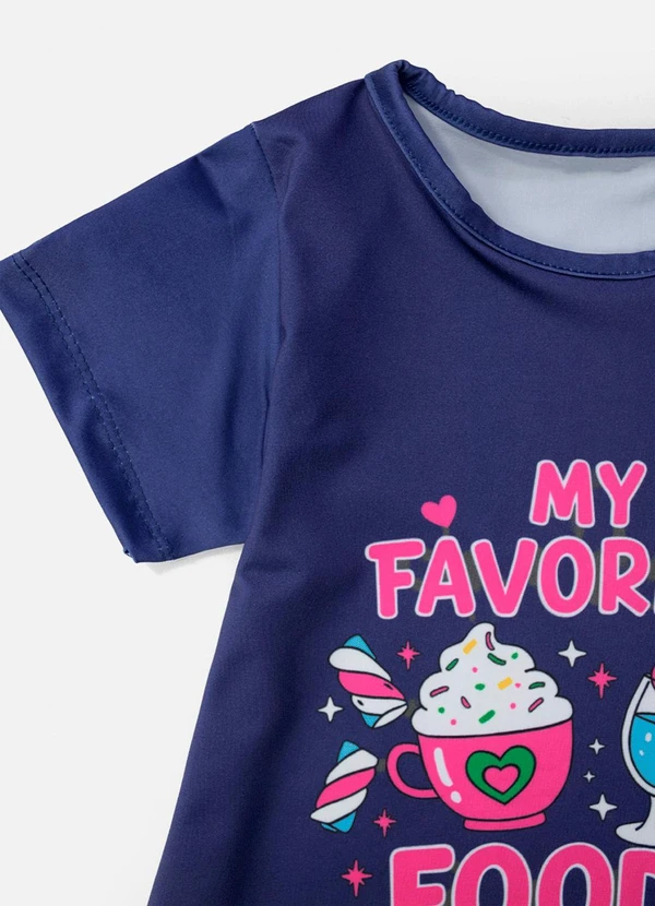 Laluna - Vestido Infantil My Favorite Marinho 3