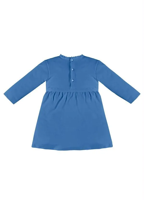 Up Baby - Vestido Infantil Nature Molecotton Azul 3