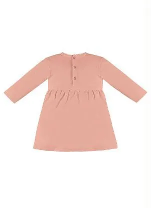 Up Baby - Vestido Infantil Nature Molecotton Rosa - UP BABY