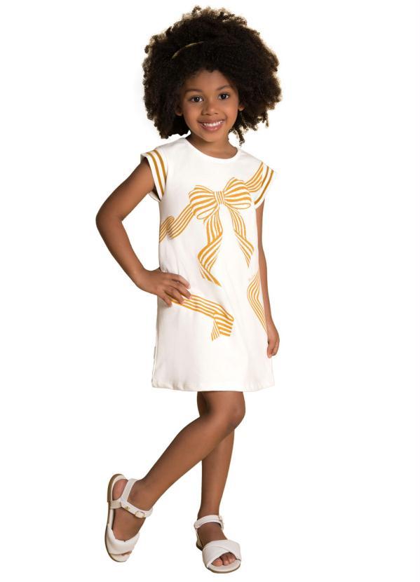 Milon - Vestido Infantil Off White
