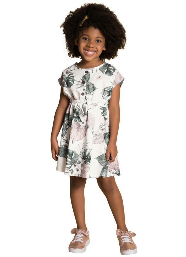 Milon - Vestido Infantil Off White