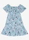 Infinita Cor - Vestido Ciganinha Infantil Oncinha Bege - variação: Azul