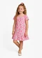 Infinita Cor - Vestido Ciganinha Infantil Oncinha Bege - variação: Rosa