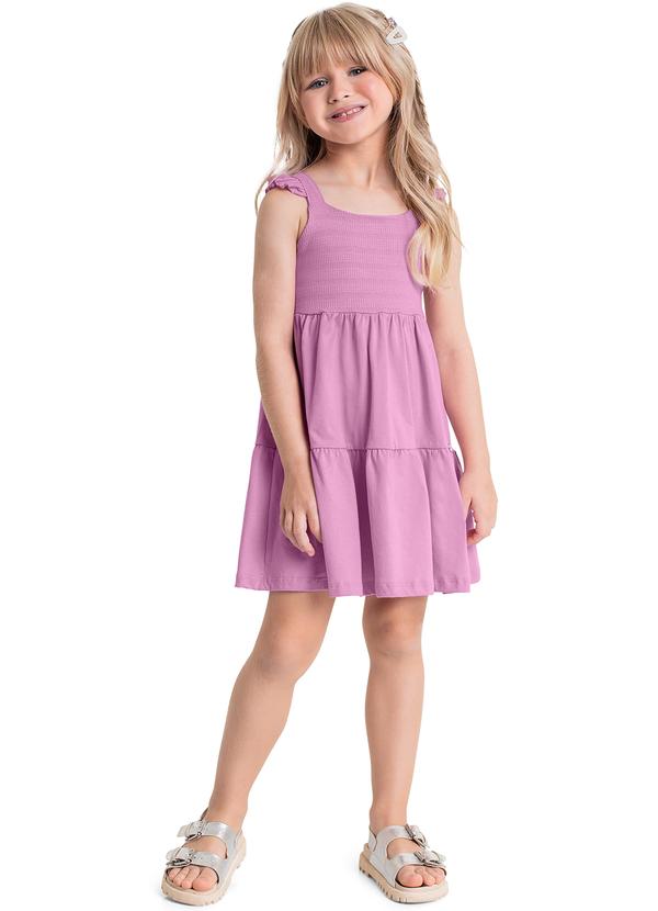 Quimby - Vestido Infantil para Menina Roxo