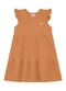 Duduka - Vestido Infantil Regata com Saia Flores  Azul  - variação: Bege