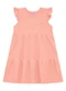 Duduka - Vestido Infantil Regata com Saia Flores  Azul  - variação: Rosa