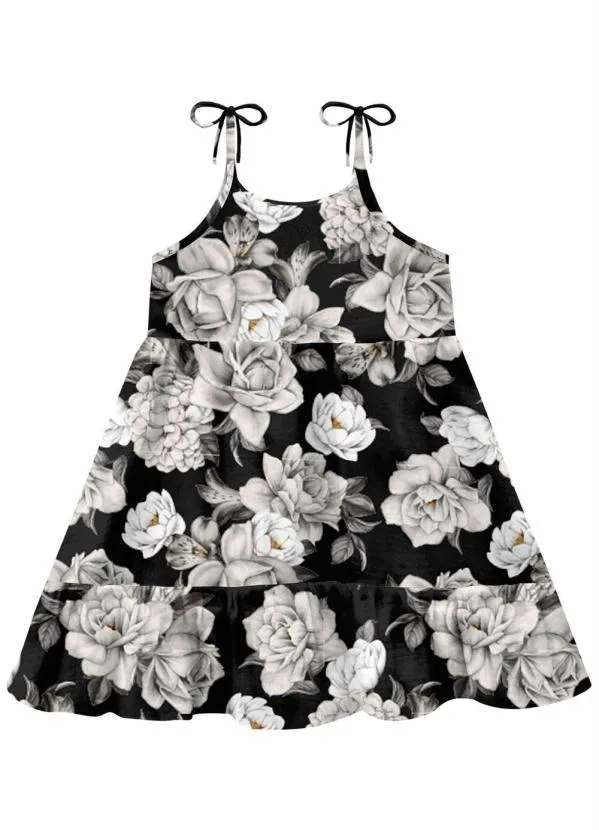 Milon - Vestido Infantil Preto