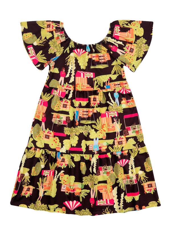 Soft Bonni - Vestido Infantil Preto