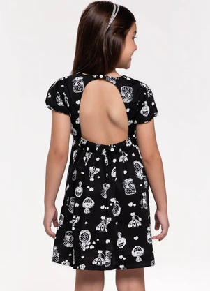 Trick Nick - Vestido Infantil Preto - TRICK NICK