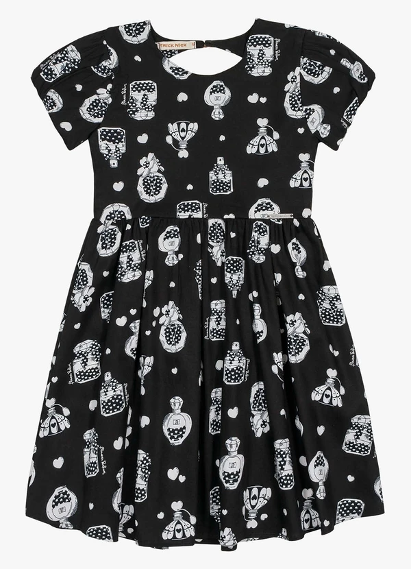 Trick Nick - Vestido Infantil Preto 5