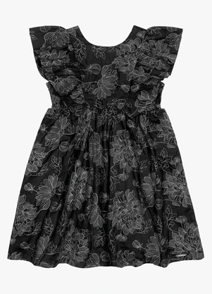 Trick Nick - Vestido Infantil Preto - TRICK NICK
