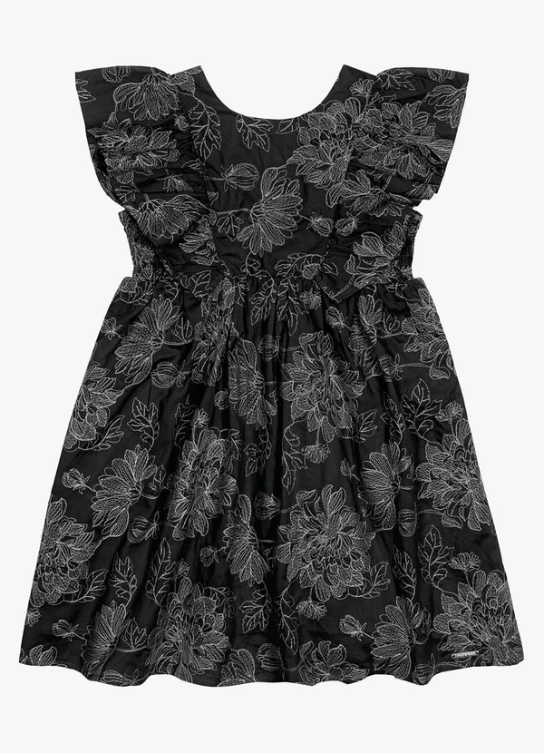 Trick Nick - Vestido Infantil Preto