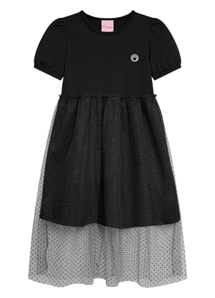 Duduka - Vestido Infantil Preto - DUDUKA