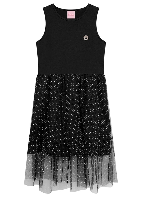 Duduka - Vestido Infantil Preto 2