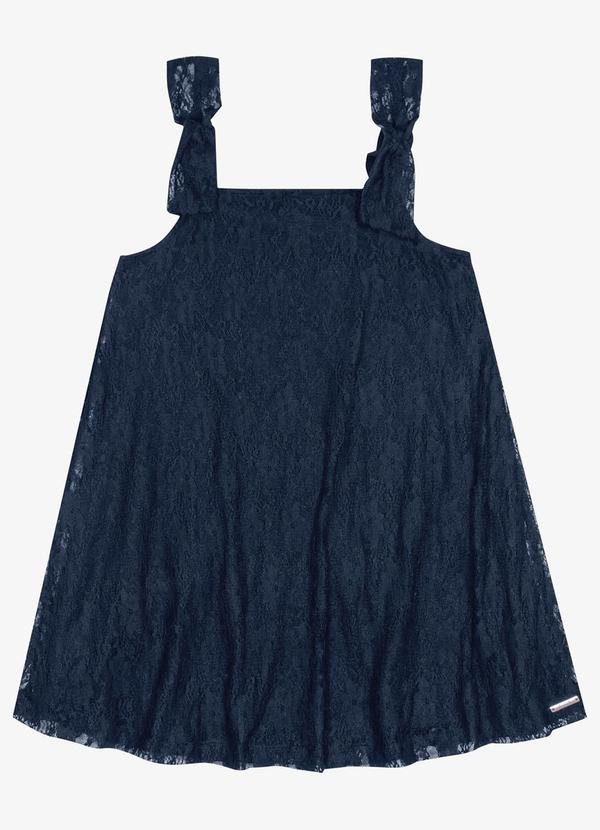 Trick Nick - Vestido Infantil Renda Azul