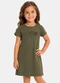 Select - Vestido Infantil Ribana Canelada e Estampa Azul - variação: Verde