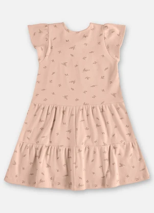 Up Baby - Vestido Infantil Ribana Sustentável Rosa - UP BABY