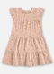 Up Baby - Vestido Infantil Ribana Sustentável Branco - variação: Rosa