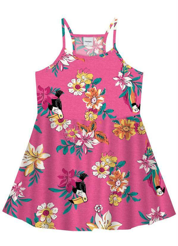 Rovi Kids - Vestido Infantil Rosa