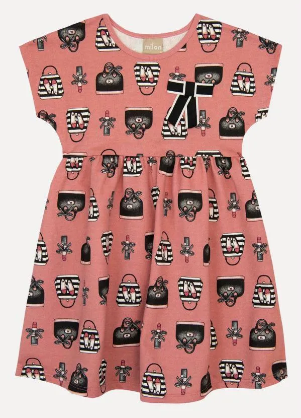 Milon - Vestido Infantil Rosa