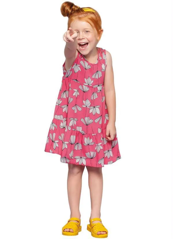 Nanai - Vestido Infantil Rosa