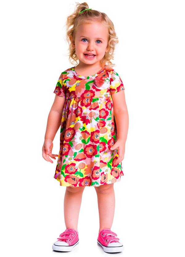 Kyly - Vestido Infantil Rosa