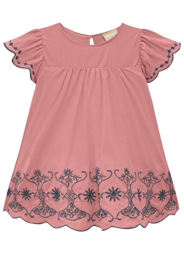 Milon - Vestido Infantil Rosa