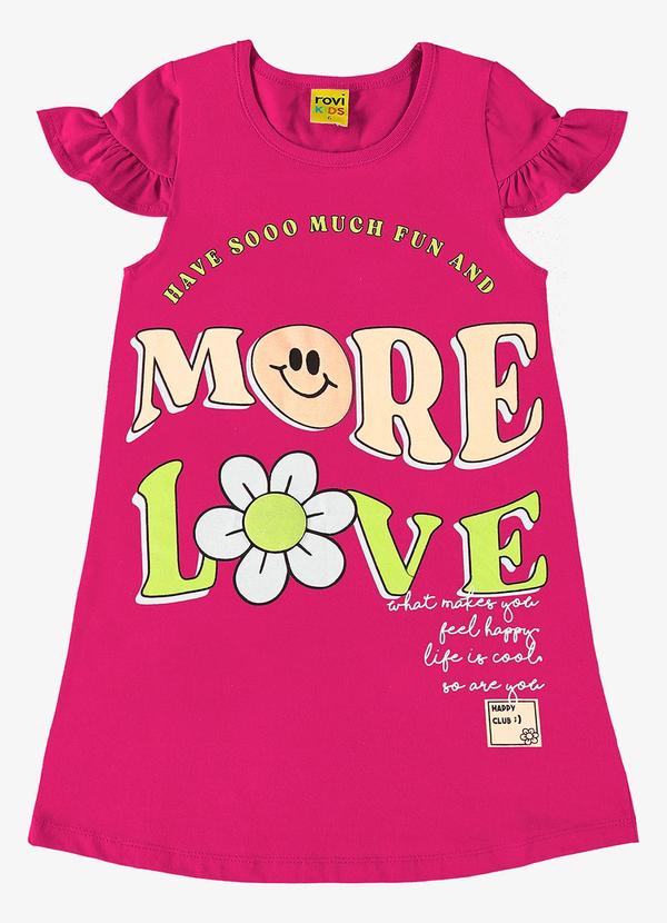 Rovi Kids - Vestido Infantil Rosa
