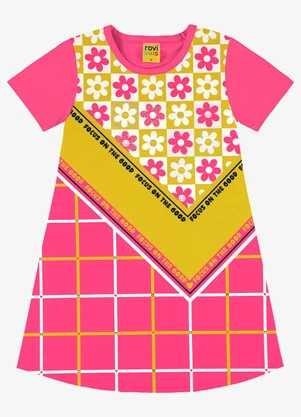 Rovi Kids - Vestido Infantil Rosa - ROVI KIDS